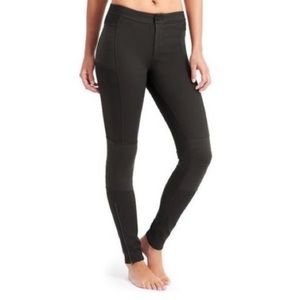 Athleta Trailsetter Ponte Motion Moto Zipper Pants